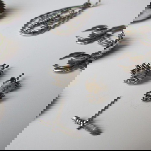 Ασημένια χειροποίητα κοσμήματα μεταχειρισμένα από ασήμι 925 και 975