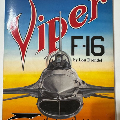 Modern Military Aircraft Viper F-16 by Lou Drendel, like new