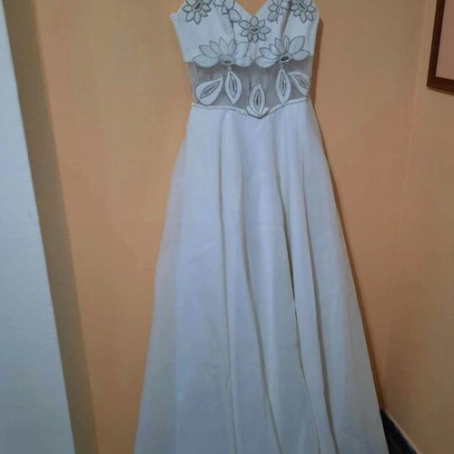 Wedding dress like new, worn twice, size M 38 10, white