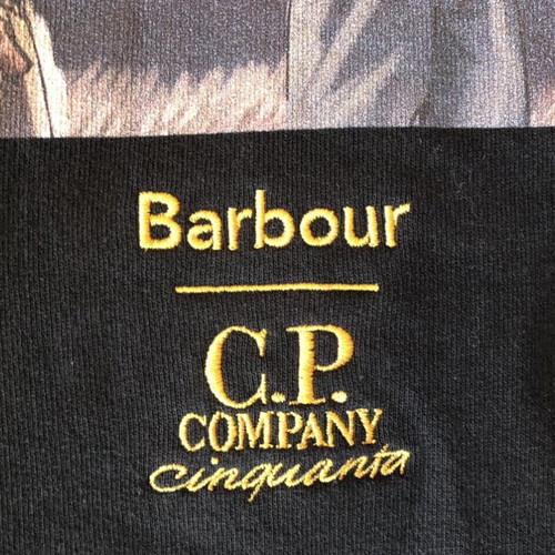 Barbour x C.P. Company Graphic Hoodie new, men's size M