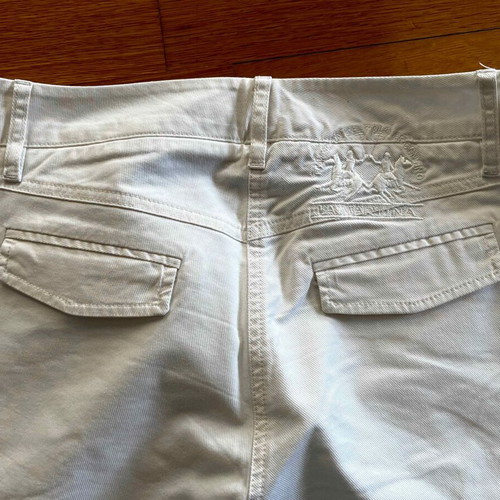 La Martina white capri pants like new, size 28