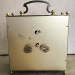 Vintage Mauthe Brass Mechanical Table Clock used