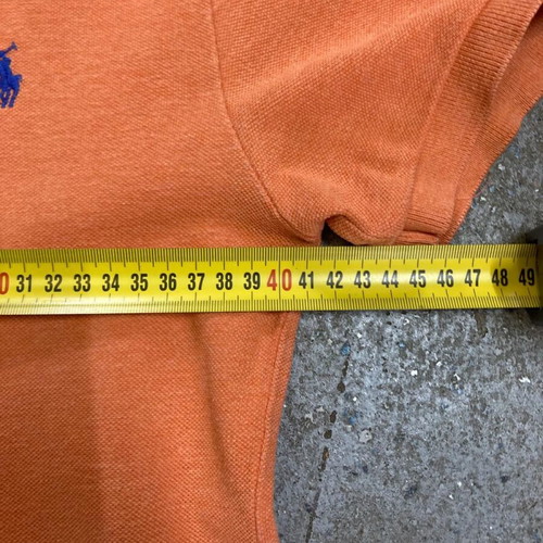 Ralph Lauren Polo shirt, orange, custom fit, size S-L (14-16)