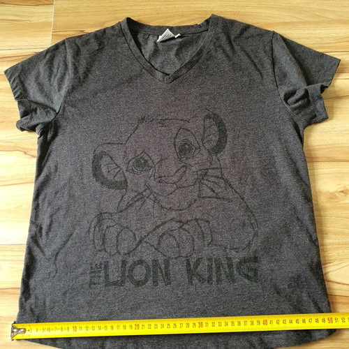 Disney Lion King Simba Black T-shirt women's M like new