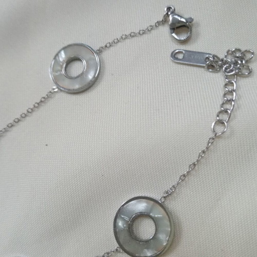 Stainless steel bracelet with extension