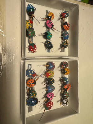 Beetle magnets new, pack of 28, colorful