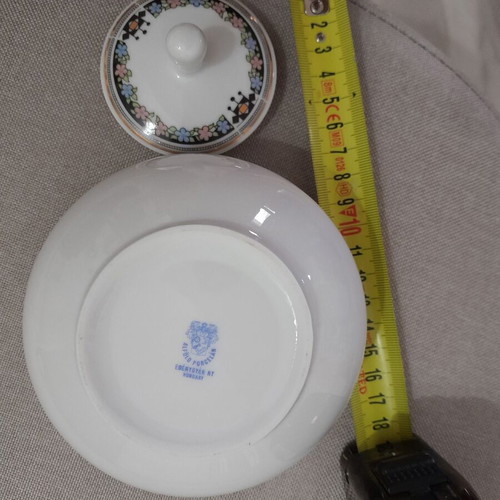 Porcelain container with lid new