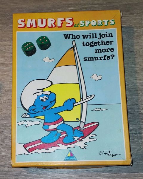  puzzle smurfs at sports stroumfakia