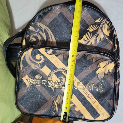 Versace Jeans backpack with baroque print like new