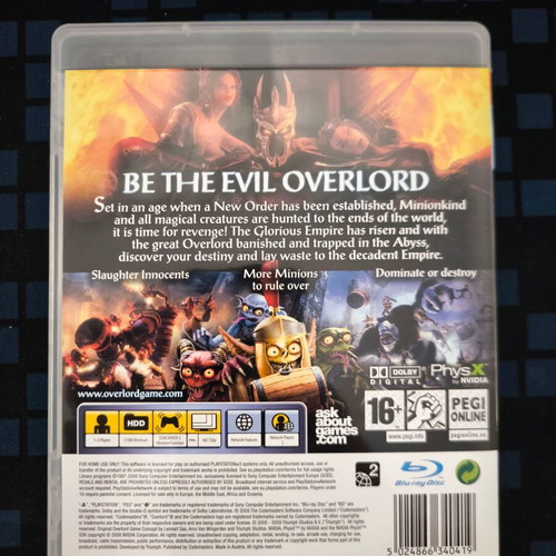 Overlord II PS3 game