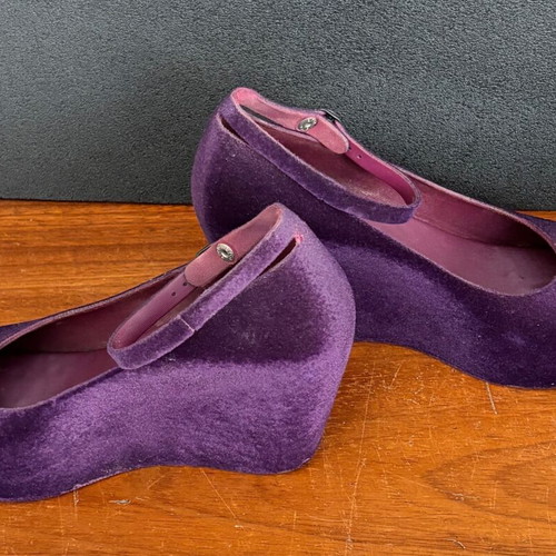 Melissa pumps used size 40 purple with 9 cm heel