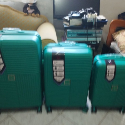 Suitcase set new, silicone material