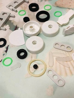 Pack of various plastic craft items new