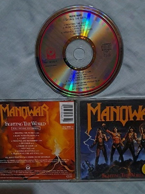 Manowar Fighting The World CD μεταχειρισμένο, metal