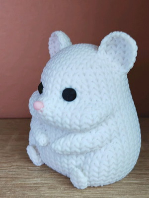 3D Printed Hamster Figure New