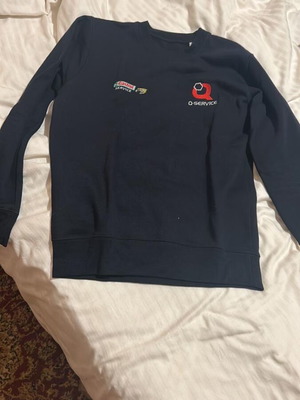 Q-Service & Castrol Service men's sweatshirt new, navy blue, size S
