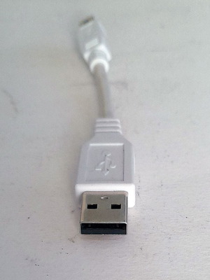 USB to Mini USB cable used