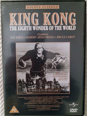King Kong double DVD like new, adventure without Greek subtitles