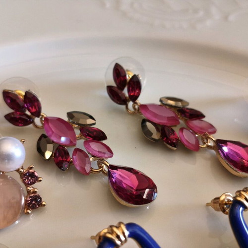 Statement earrings bundle new from gold-plated brass