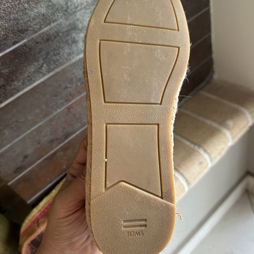 Toms Alpargata suede espadrilles size 37 new, brown