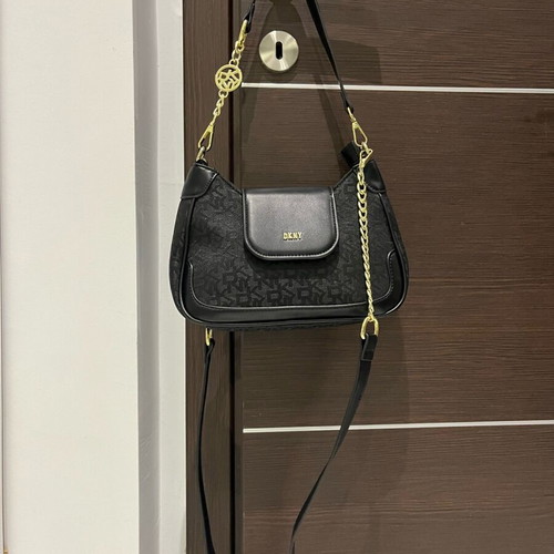 DKNY shoulder bag new black with double strap