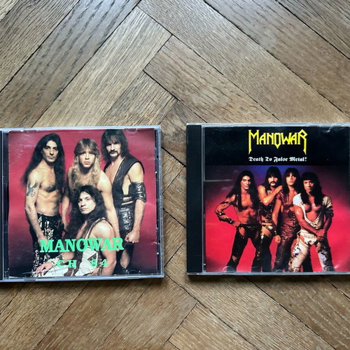 Manowar Death to False Metal! and CH 84 CD like new