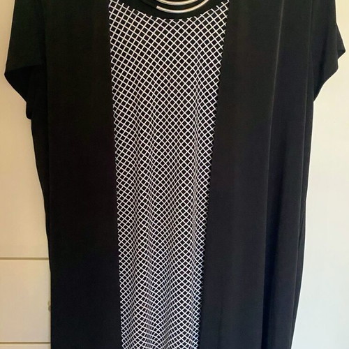 En Focus Women Plus Size Elastic Dress 18W like new with built-in jacket