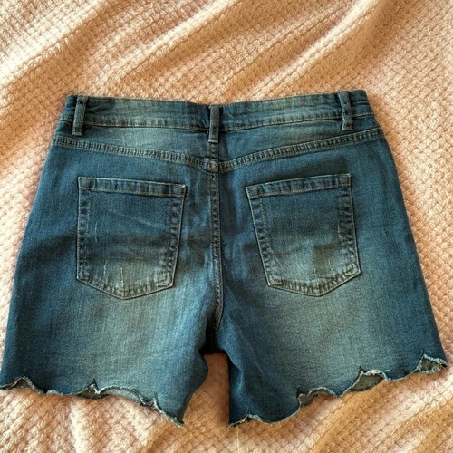 Jean shorts like new, blue, size L