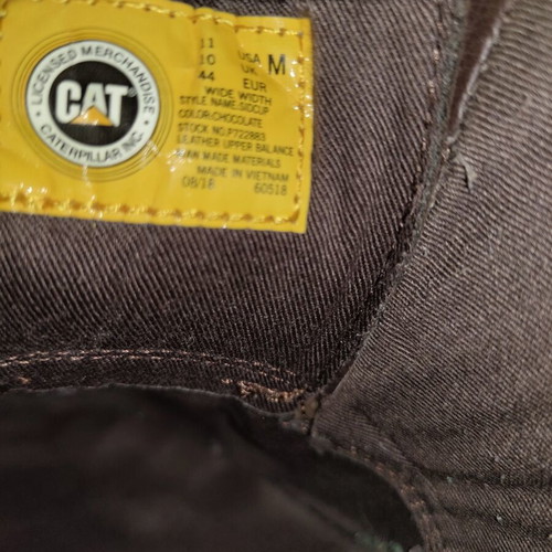 Caterpillar men's boots used, size 44, brown