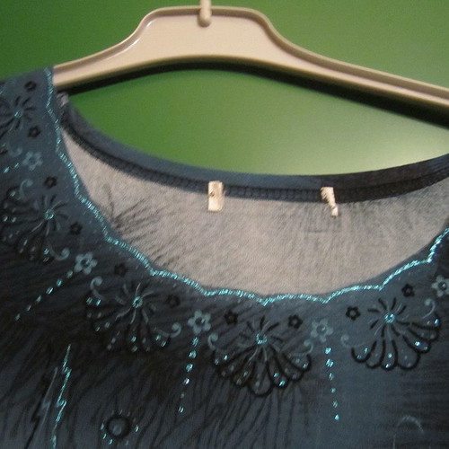 Blouse Large like new, blue, size 48