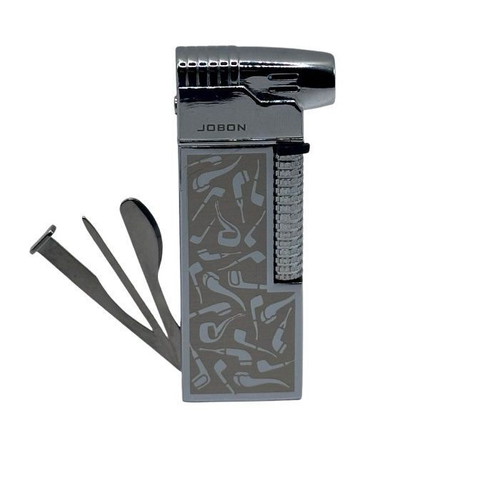 JODON metal pipe lighter with cleaning tools new