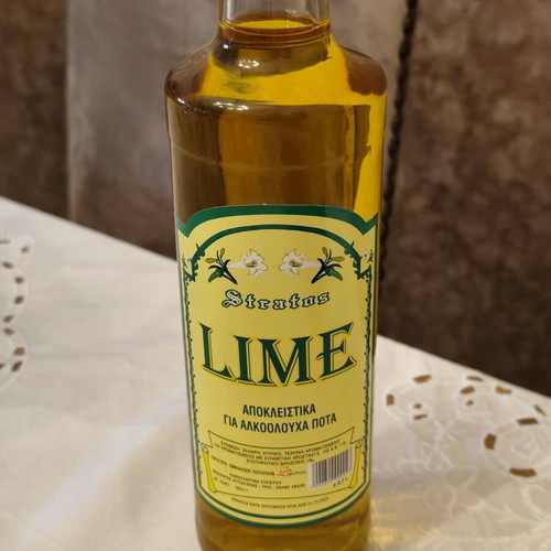 Stratus Lime Syrup for Alcoholic Drinks new