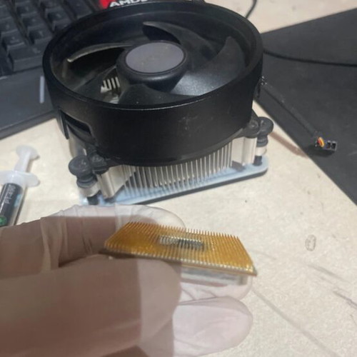 Ryzen 3 1200 with cooler and thermal paste new