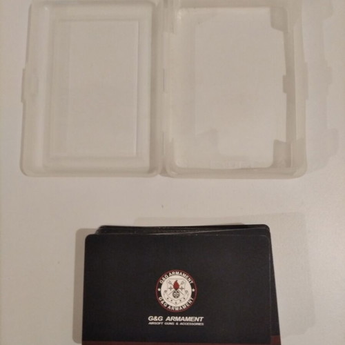 Collectible G&G Armament Plastic Playing Cards like new