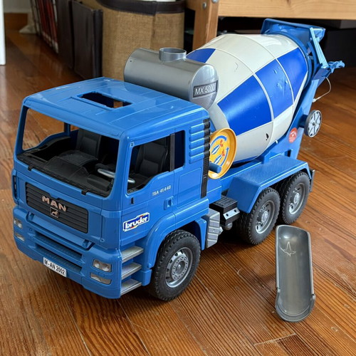 Bruder MAN TGA Cement Mixer Toy like new, scale 1:16