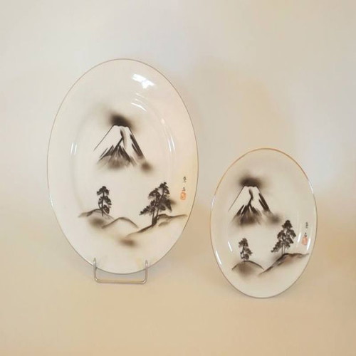 Vintage C.B.C Chinese tea set used, 5 pieces 1950s