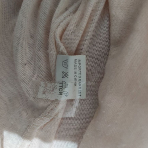 Buona Fortuna pajama top M, like new, beige