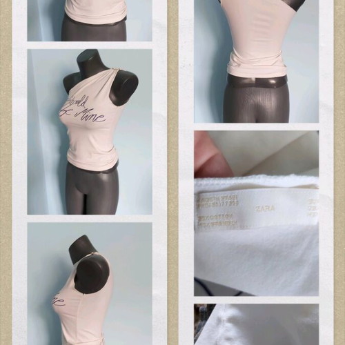 Zara vintage one-shoulder top used, sizes M to XL