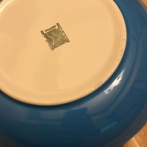 Serving Platter used, summer design, 32 cm diameter