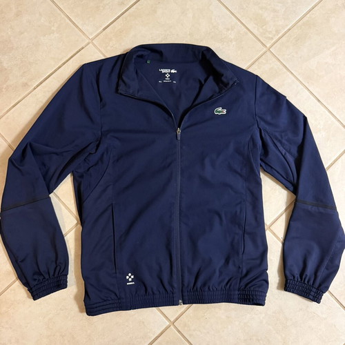 Lacoste jacket like new, dark blue, size small
