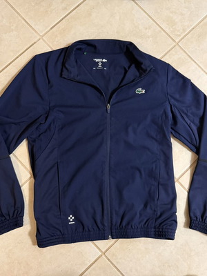 Lacoste jacket like new, dark blue, size small