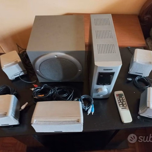 SilverCrest Surround 5.1 speaker system like new with remote