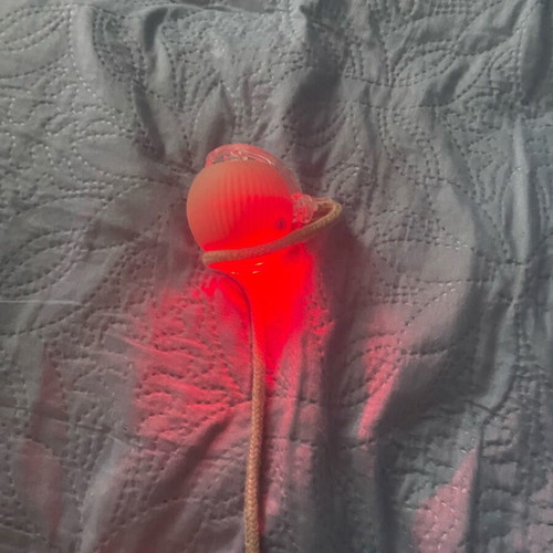 Interactive cat toy like new, rechargeable running ball