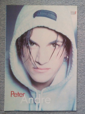 Peter Andre & Bruce Willis poster like new