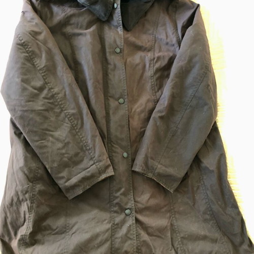 Barbour Original Waxed Storm winter jacket like new, brown, size 3XL