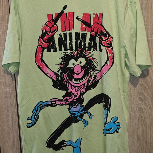 T Shirt Muppet Show medium used, green, Disney