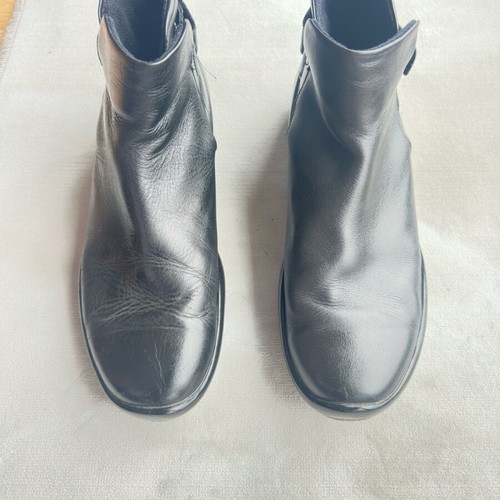 Prada men's leather boots used, size 45, black