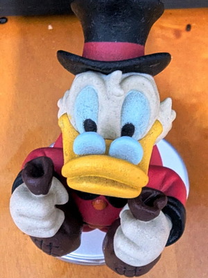 Scrooge McDuck figure Disney 3D Collection like new