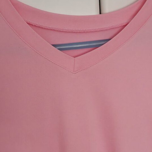 Pink V-neck blouse, XXL size