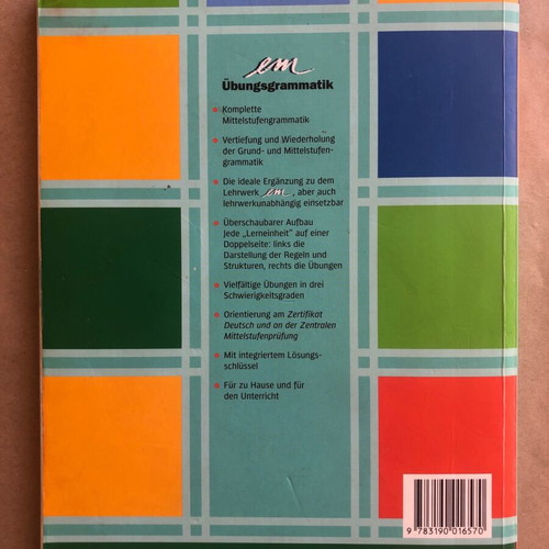 EM Grammatik A1-B2 used German grammar book